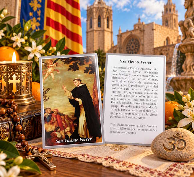 Estampa San Vicente Ferrer